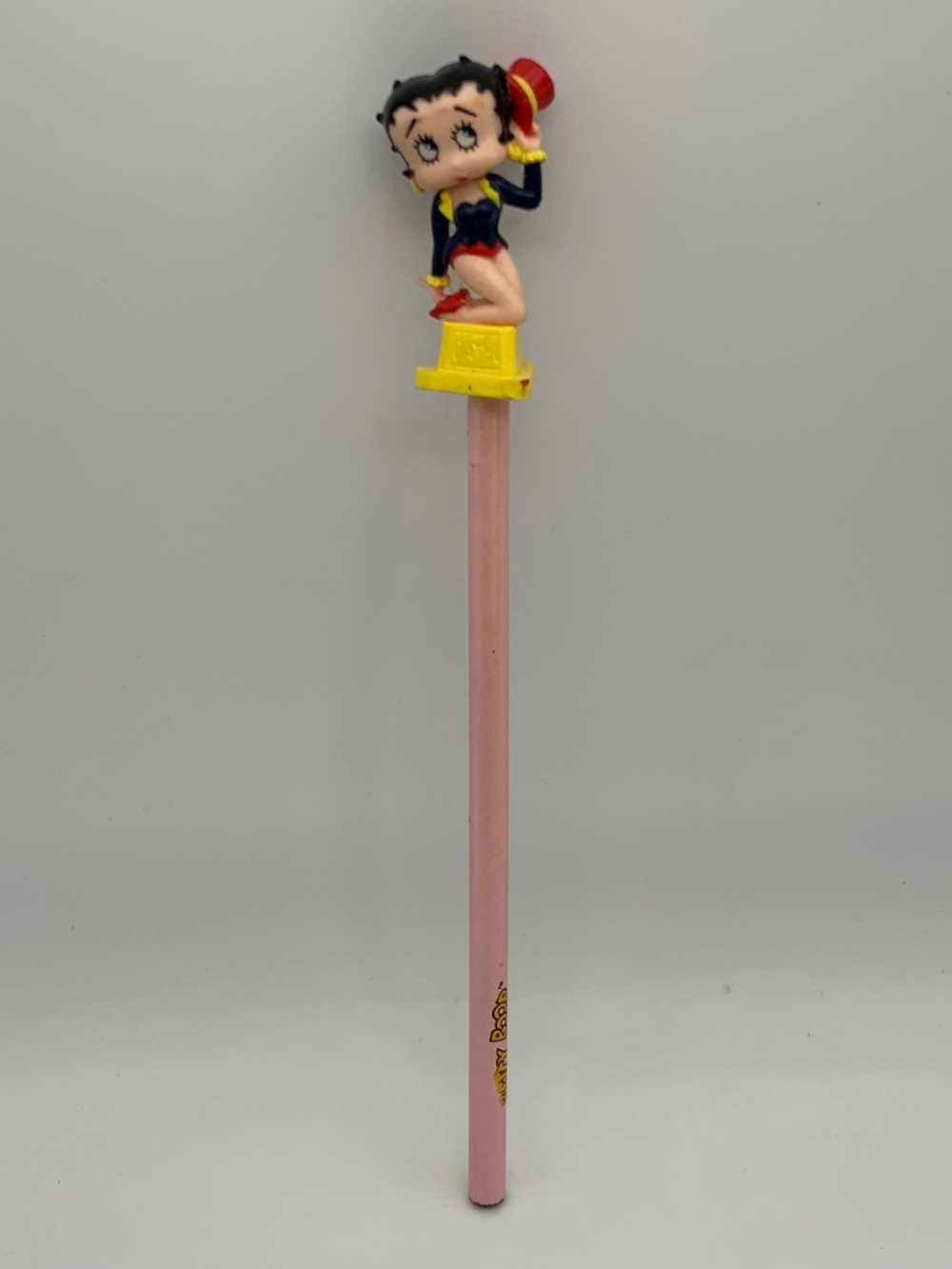 Vintage Betty Boop Pencil and Decorative Pencil Topper Unsharpened NEW!
